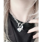 Lハートモチーフチャームネックレス | WEGO【WOMEN】 | 詳細画像2 