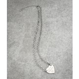 柄1 | Lヘビーチェーンハートモチーフネックレス | WEGO【WOMEN】