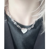柄2 | Lヘビーチェーンハートモチーフネックレス | WEGO【WOMEN】