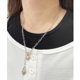 Lダブルパドロックハートネックレス | WEGO【WOMEN】 | 詳細画像2