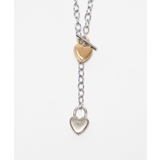 Lダブルパドロックハートネックレス | WEGO【WOMEN】 | 詳細画像5