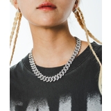 Mラインストーンキューバンチェーンネックレス | WEGO【MEN】 | 詳細画像6 
