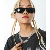 Mラインストーンキューバンチェーンネックレス | WEGO【MEN】 | 詳細画像9 