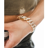 Mラインストーンキューバンチェーンブレス | WEGO【MEN】 | 詳細画像3 