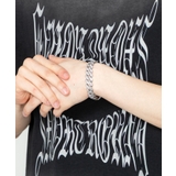 Mラインストーンキューバンチェーンブレス | WEGO【MEN】 | 詳細画像7 