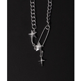 Msafetypinモチーフネックレス | WEGO【MEN】 | 詳細画像14 