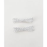 ホワイト | L2Pドットリボンクリップ | WEGO【WOMEN】