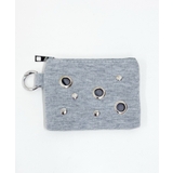グレー | ハトメスタッズポーチ | WEGO【WOMEN】