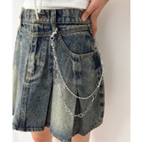シルバー | Lハートレイヤードウォレットチェーン | WEGO【WOMEN】