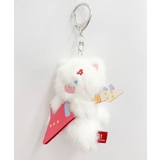 ホワイト | ギタリスト怒りネコぬいぐるみキーホルダー | WEGO【WOMEN】