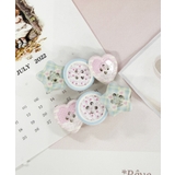 柄3 | L2Pモチーフボタンヘアクリップ | WEGO【WOMEN】