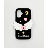 柄2 | エンジェルiphoneケース(ブラック) | WEGO【WOMEN】