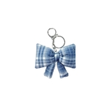 ブルー | チェックリボンキーホルダー | WEGO【WOMEN】
