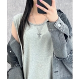 【Figments】クロスチェーンネックレス | WEGO【WOMEN】 | 詳細画像1