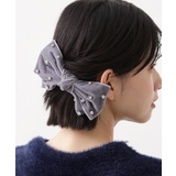 【華やか＆上品】ビジューベロアリボンバレッタ | THE SHOP TK | 詳細画像1 
