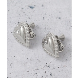 シルバーイアリング(106) | アンティーク風ハートピアス＆イヤリング | THE SHOP TK