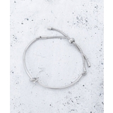 シルバー(006) | 細ノットスライドブレスレット | THE SHOP TK