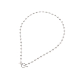 シルバー(006) | 【ニコラ掲載商品】BIGボールチェーンネックレス | PINK-latte