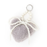 ライトグレー(011) | ハートフェイクファーチャーム | Couture brooch