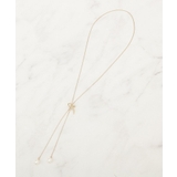 ゴールド(007) | リボンパール調ロングネックレス | Couture brooch