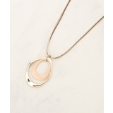 ライトベージュ(051) | コードメタル2連ネックレス | grove