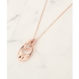 ピンクシルバー(005) | ニュアンスメタルビジューネックレス | grove