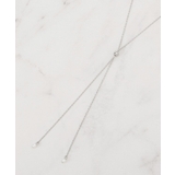 パール調メタルY字アジャスタブルネックレス | grove | 詳細画像2 