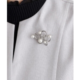 【雑誌掲載】ニュアンスメタルパール調ブローチ【入卒対応可】 | grove | 詳細画像4