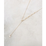 ビジューラインY字スライドネックレス | grove | 詳細画像1