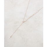 ピンクゴールド(005) | ビジューラインY字スライドネックレス | grove