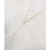 ゴールド(007) | ビジューラインY字スライドネックレス | grove