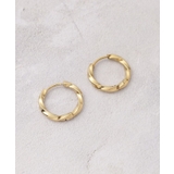 【ステンレス】ニュアンスフープピアス | grove | 詳細画像1