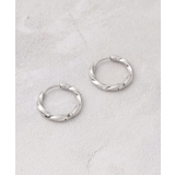 シルバー(006) | 【ステンレス】ニュアンスフープピアス | grove