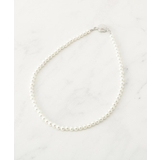 シルバー(006) | マグネットガラスパールネックレス | grove