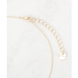 ツイストメタルダブルリングショートネックレス | grove | 詳細画像3 