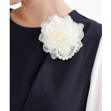 シフォンチュールパール調コサージュ | grove | 詳細画像4 