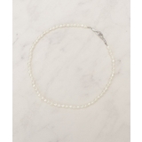 シルバー(006) | バロックパール調メタルクラスプネックレス | grove