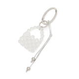 シルバー(006) | 手編みビーズバッグチャーム | grove