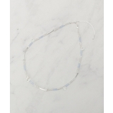 サックスブルー(090) | ランダムビーズショートネックレス | grove