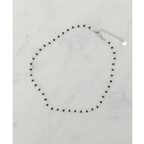 ブラック(019) | プチパール調ショートネックレス | grove