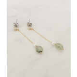 天然石フェイクパールピアス【日本製】 | grove | 詳細画像1 