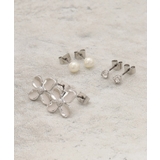 シルバー(006) | 【6点セット】フラワーピアス | SHOO・LA・RUE