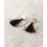ブラック(019) | 【推し活】カラータッセルピアス | SHOO・LA・RUE