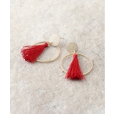 レッド(062) | 【推し活】カラータッセルピアス | SHOO・LA・RUE