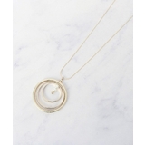 ゴールド(007) | ざらざらサークル3連ネックレス | SHOO・LA・RUE