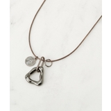 ブラウン(043) | ハートコインひもネックレス | SHOO・LA・RUE
