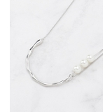 シルバー(006) | フェイクパールニュアンスネックレス | SHOO・LA・RUE