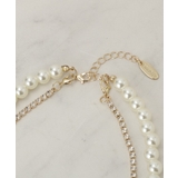 【セレモニー】2連ダイヤレーン＆フェイクパールネックレス | SHOO・LA・RUE | 詳細画像6 