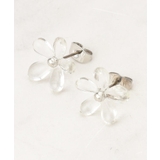 シルバー(006) | クリアフラワーピアス | SHOO・LA・RUE