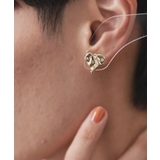 ニュアンスハートメタルイヤリング | OPAQUE.CLIP | 詳細画像5 